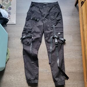 Womens Black Tactical Cargo Pant Size Large